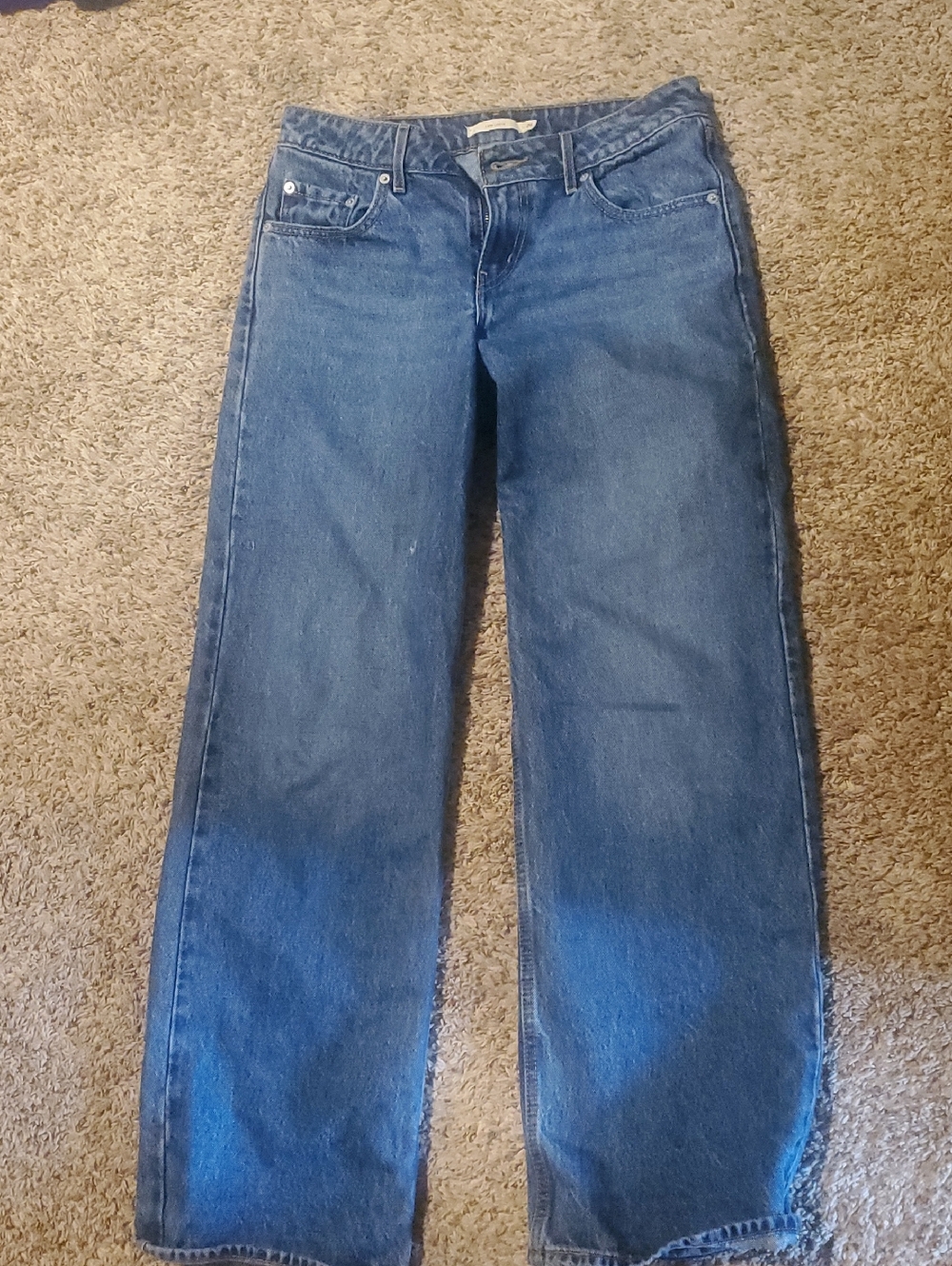 Classic Women's Blue Straight-Leg Jeans